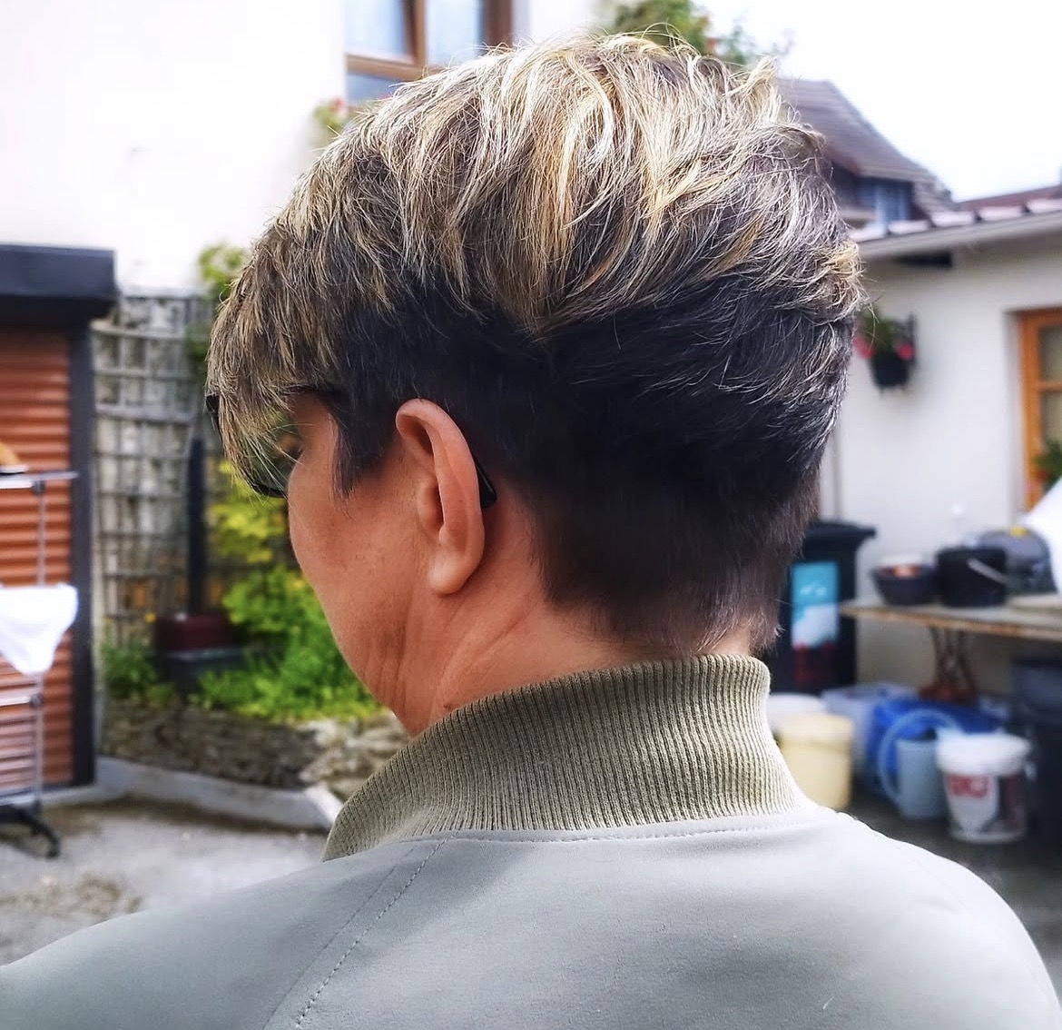 Coupe courte méchée