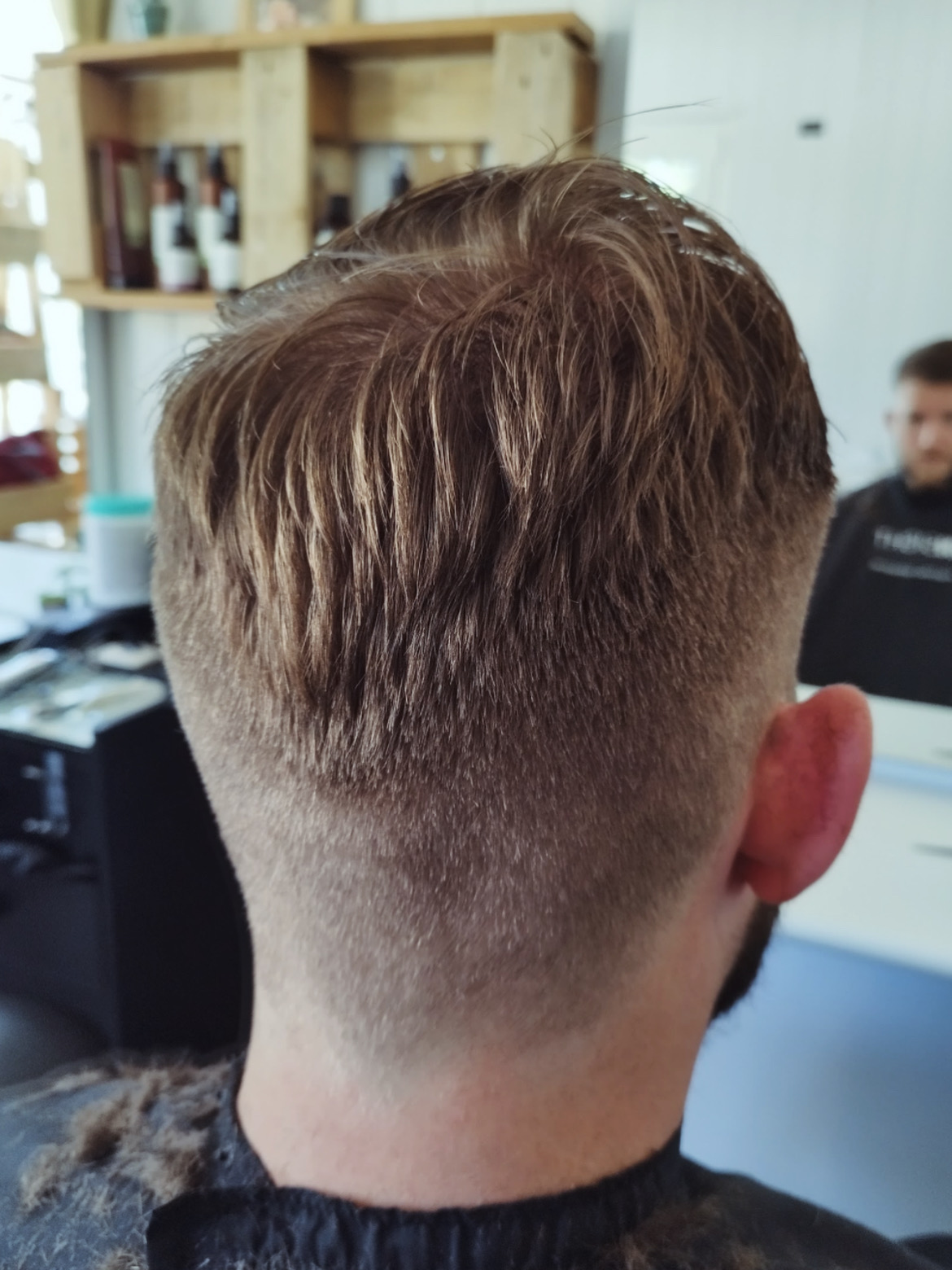 Dégradé homme et dessus texturé